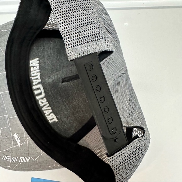 Travis Mathew Gray Black Trucker Hat Baseball Golf Cap Adjustable - Picture 6 of 6